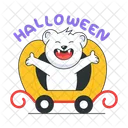 Carro De Calabazas Carro De Calabazas Carro De Halloween Icono