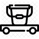 Carro de limpieza  Icono