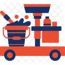 Carro de limpieza  Icono