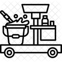 Carro de limpieza  Icono
