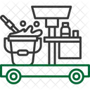 Carro de limpieza  Icono