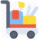 Carro de limpieza  Icono