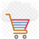 Carrito De Nube Carrito De Nube Carrito De Compras Icono