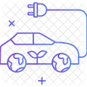 Carro Eletrico Veiculo Eletrico Carro Ecologico Ícone