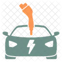 Carro Eletrico Carro Bateria Ícone