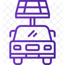 Carro elétrico solar  Ícone