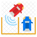 Carro de estacionamento automático  Ícone
