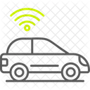 Carro Inteligente Autonomo Piloto Automatico Ícone