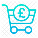 Carro Ecommerce Dinero Icono