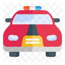 Carro De Policia Seguranca Emergencia Icon