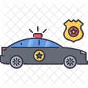 Policia Carro Flasher Icon