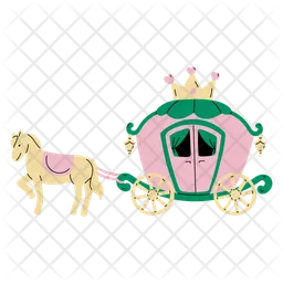 Carro de princesa  Icono