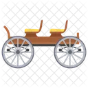 Wagonette Carrinho De Wagonette Movido A Cavalo Ícone
