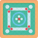Casino Game Board Carrom Icon