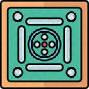 Casino Game Board Carrom Icon