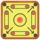 Carrom-Brett  Symbol