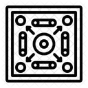 Carrom  Icon