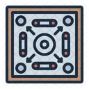 Carrom Board Game Icon