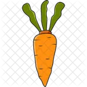 Carrot Vegetable Healthy Food Icon