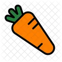 Carrot Grocery Ingredient Icon