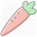 Carrot Awesome Lineal Color Icon Icon