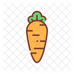 carrot icon of colored outline style available in svg png eps ai icon fonts iconscout