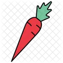 Carrot Vegetable Red Icon