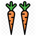 Carrot Vegetable Plant Icon
