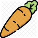 Carrot Vegetable Fiber Icon