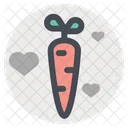 Carrot Sex Vegetable Icon
