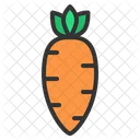 Carrot Food Vegetable Icon