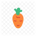 Carrot Vegetable Cute Icon