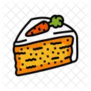 Carrot Cake Slice Icon