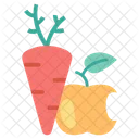 Carrot And Apple  Icon