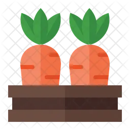 Carrot Basket  Icon