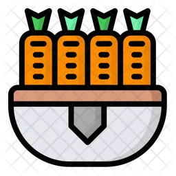 Carrot Basket  Icon