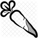 Carrot Vegetable Vegetarian Icon