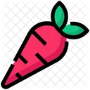 Spring Carrot Vegetable Icon