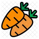 Carrot Vegetable Food Icon