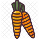 Carrot Vegetable Healthy Food Icon