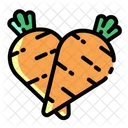 Carrot Food Vegetable Icon