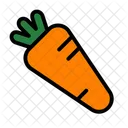 Carrot Grocery Ingredient Icône