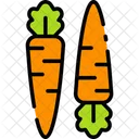 Carrot Food Vegetable Icon