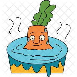 Carrot Shower  Icon