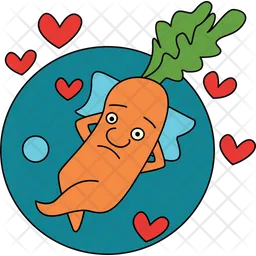 Carrot Thinking Love  Icon