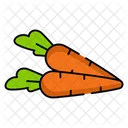 Carrots Vegetable Orange Icon