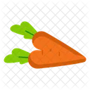 Carrots Vegetable Orange Icon