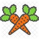 Carrots Agriculture Vegetables Icon