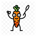 Carrots Fruit Fitness Icon