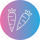 Carrots Food Vegetable Icon